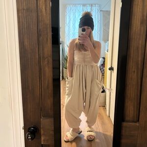 Free People Jayla Harem Jumpsuit medium